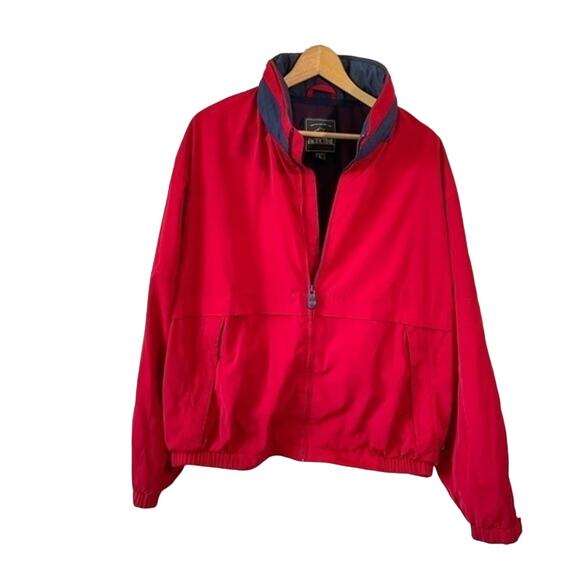 Pacific Trail Red Jacket Hoodie Sz Large Seattle Zip Up Windbreaker Coat Vintage - Picture 14 of 14